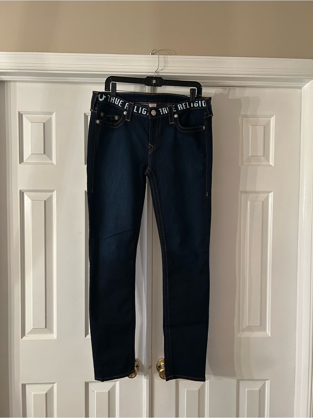True Religion Women's Dark Blue Skinny women’s Jeans